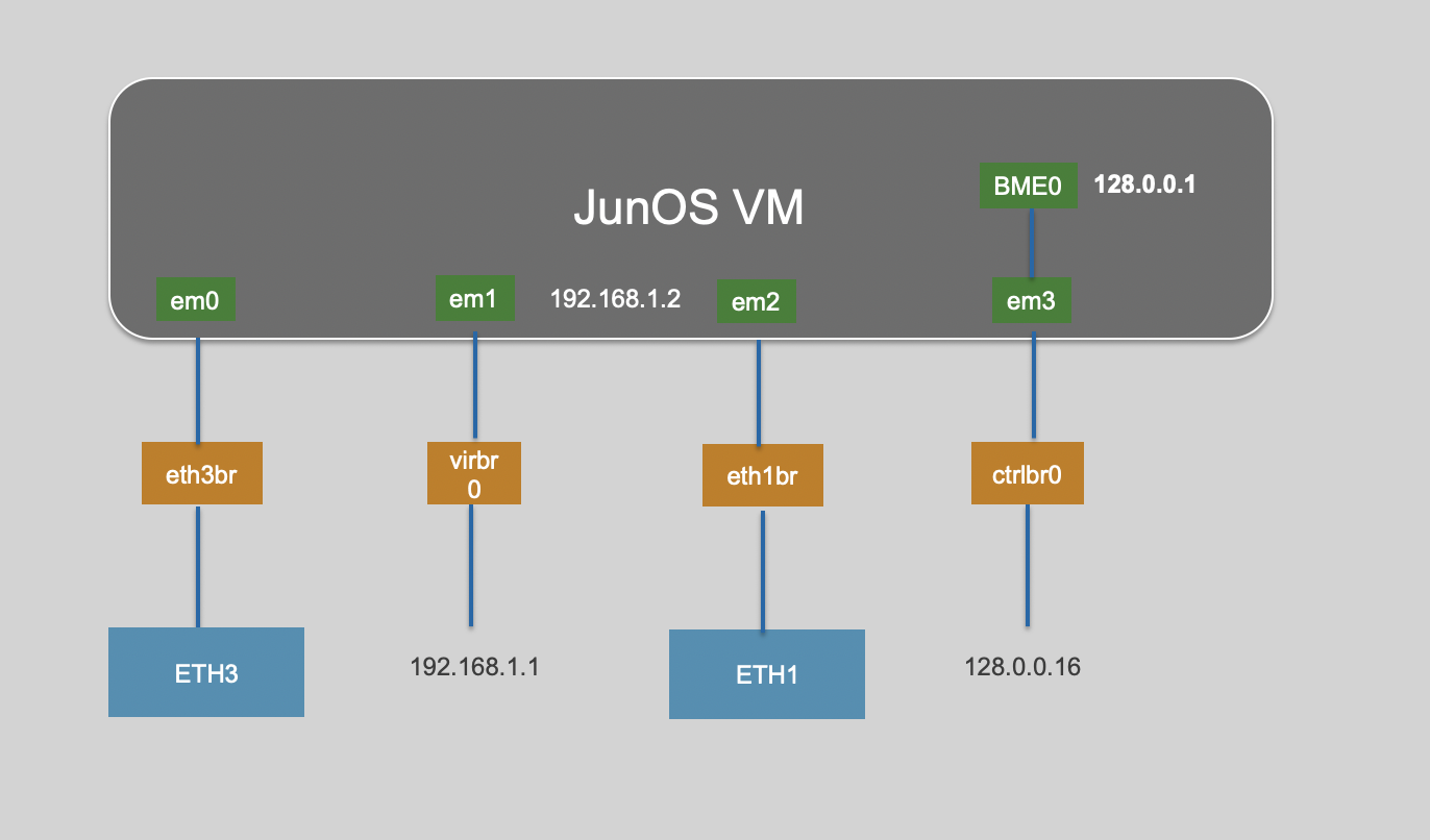 Junos VM Architecture